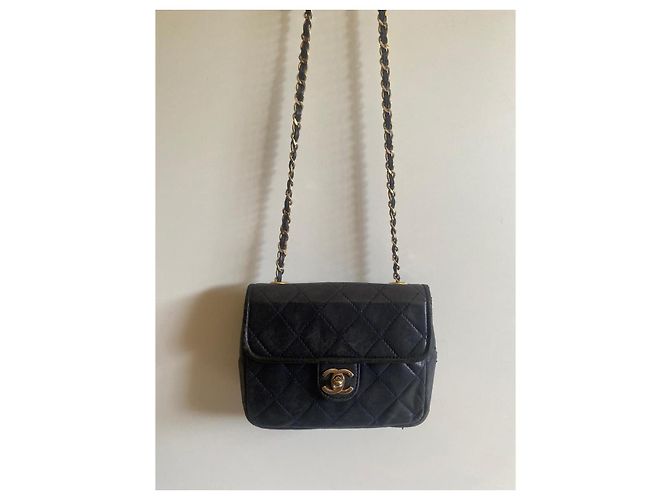 Camera Vintage-Umhängetasche von Chanel Schwarz - Ansicht 11