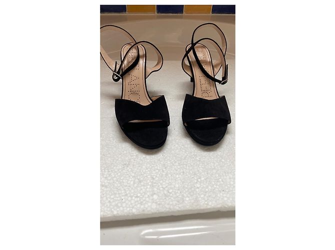 Sandali con tacco Free Lance in pelle nera Nero - vista 3