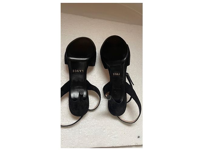 Sandali con tacco Free Lance in pelle nera Nero - vista 6