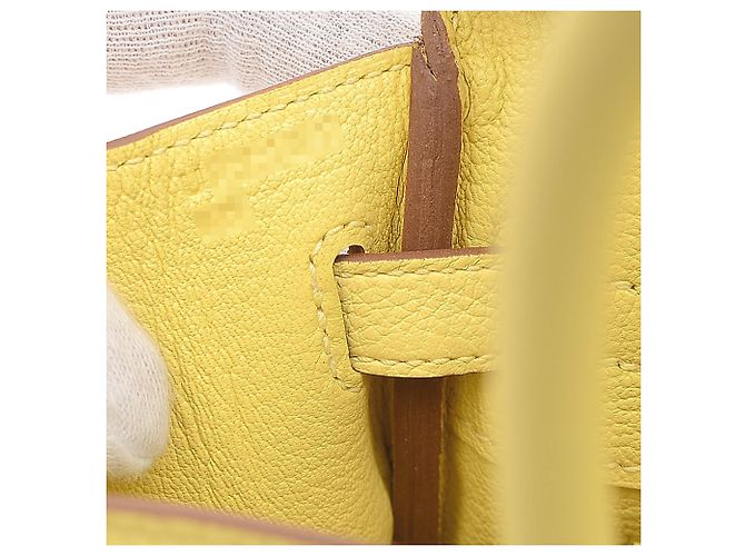 Acapulco Hermès HERMES BIRKIN 25 Gelb - Ansicht 5