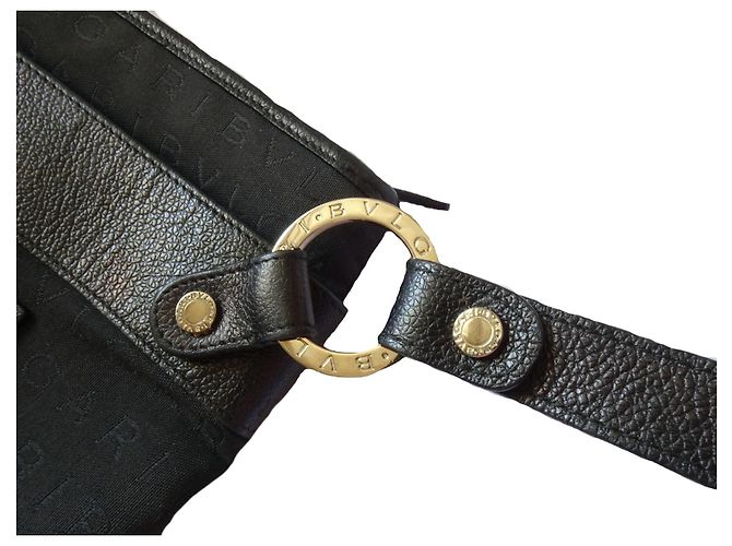 Bulgari BORSA A TRACOLLA BVLGARI LOGOMANIA Nero - vista 3