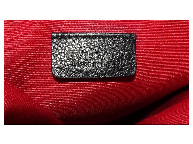 Bulgari BORSA A TRACOLLA BVLGARI LOGOMANIA Nero - vista 4