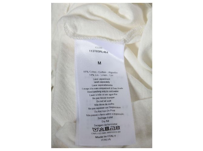 Camiseta Christian Dior conditionment de algodón blanco - vista 5