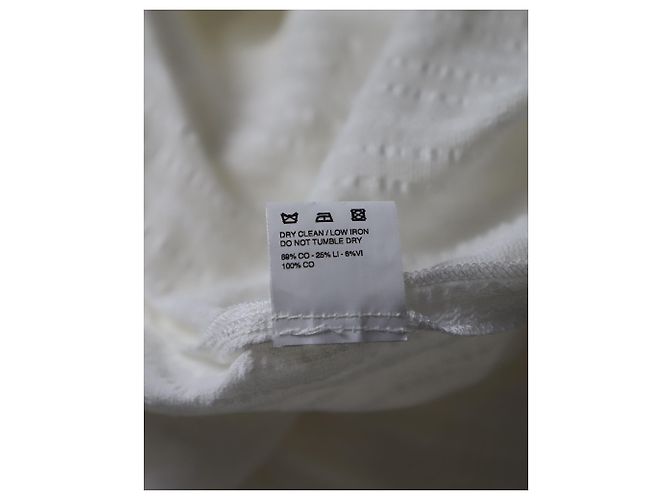 Vestido Jacquemus La Robe Bahia de lino y algodón blanco - vista 5