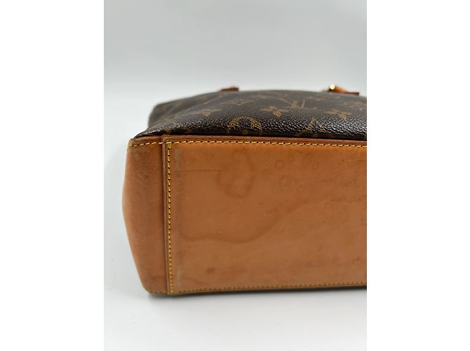 Louis Vuitton Cabas Mezzo in tela rivestita con monogramma Marrone - vista 10