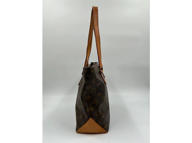 Louis Vuitton Cabas Mezzo in tela rivestita con monogramma Marrone - vista 2