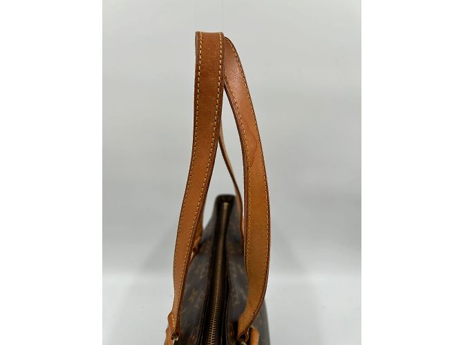 Louis Vuitton Cabas Mezzo in tela rivestita con monogramma Marrone - vista 5