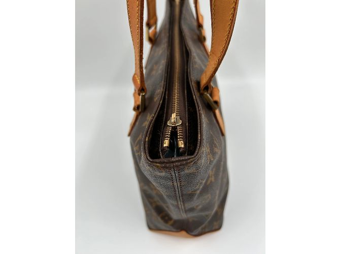 Louis Vuitton Cabas Mezzo in tela rivestita con monogramma Marrone - vista 6