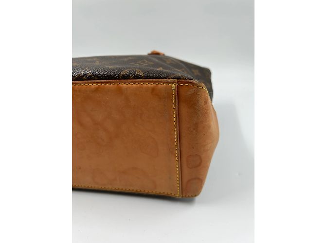 Louis Vuitton Cabas Mezzo in tela rivestita con monogramma Marrone - vista 9