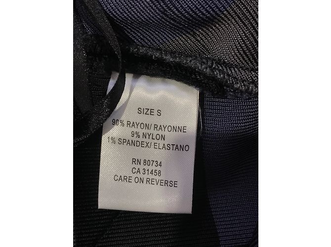 HERVE LEGER Kleider T.International S Synthetisch Grau - Ansicht 4