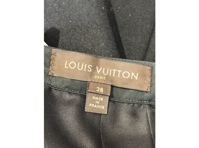 Faldas LOUIS VUITTON T.International M Lana Negro - vista 3