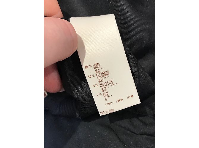 Faldas LOUIS VUITTON T.International M Lana Negro - vista 4