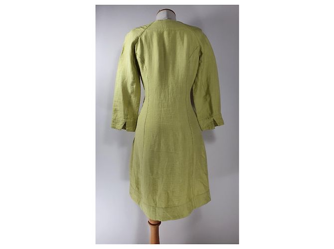 Abito Bitte Kai Rand in misto lino verde lime S - vista 4
