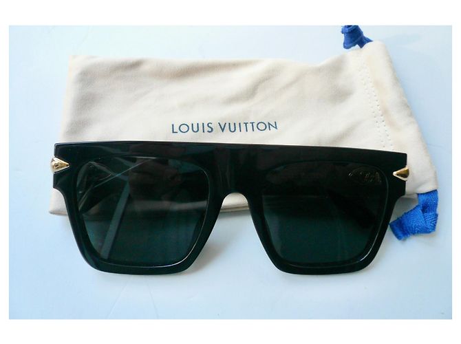 LOUIS VUITTON Occhiali da sole squadrati LV Malletage ESAURITI Nero - vista 4