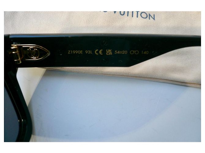 LOUIS VUITTON Occhiali da sole squadrati LV Malletage ESAURITI Nero - vista 8