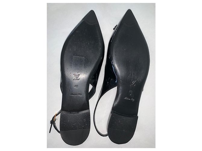Ballerine Louis Vuitton in pelle nera taglia 40 Nero - vista 6