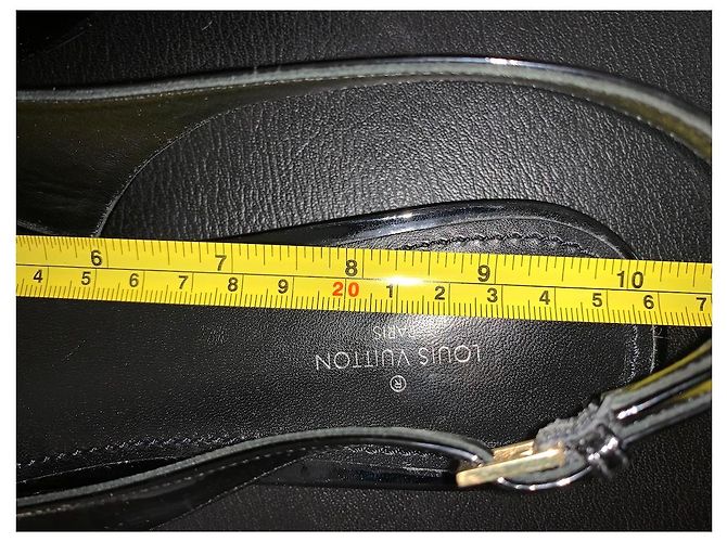 Ballerine Louis Vuitton in pelle nera taglia 40 Nero - vista 7