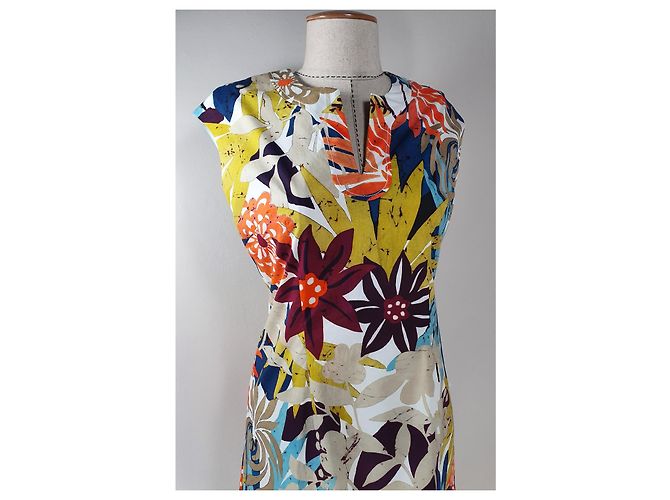 Abito Bogner in cotone ed elastan multicolore - vista 2