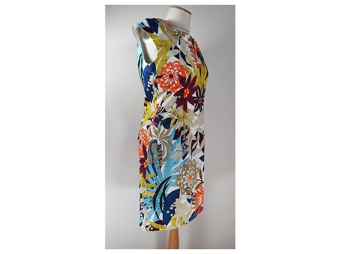 Abito Bogner in cotone ed elastan multicolore - vista 3