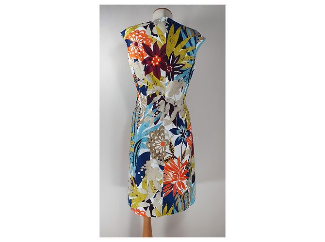 Abito Bogner in cotone ed elastan multicolore - vista 4
