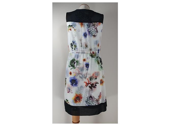 Vera Wang Kleid aus Polyester S Mehrfarben - Ansicht 4