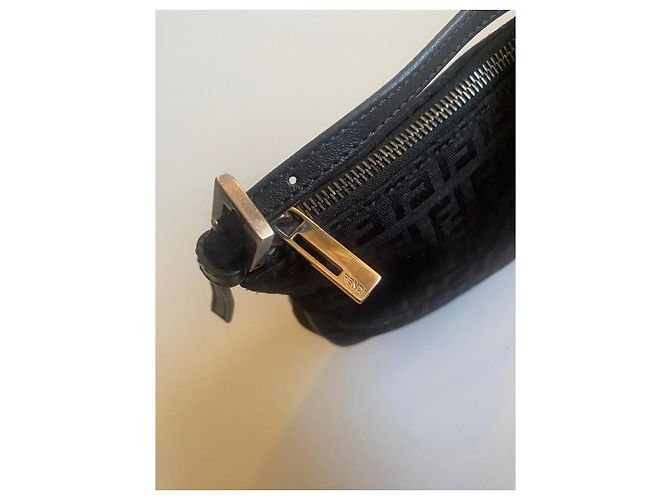 BORSA BAGUETTE FENDI Nero - vista 10