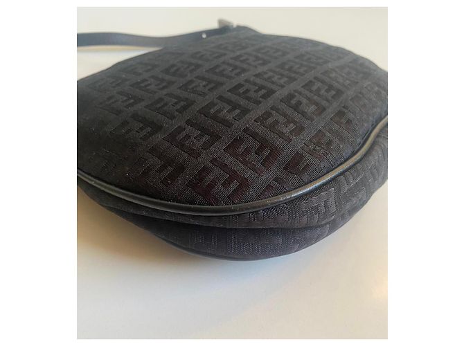 BORSA BAGUETTE FENDI Nero - vista 5