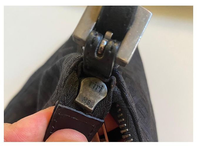 BORSA BAGUETTE FENDI Nero - vista 8