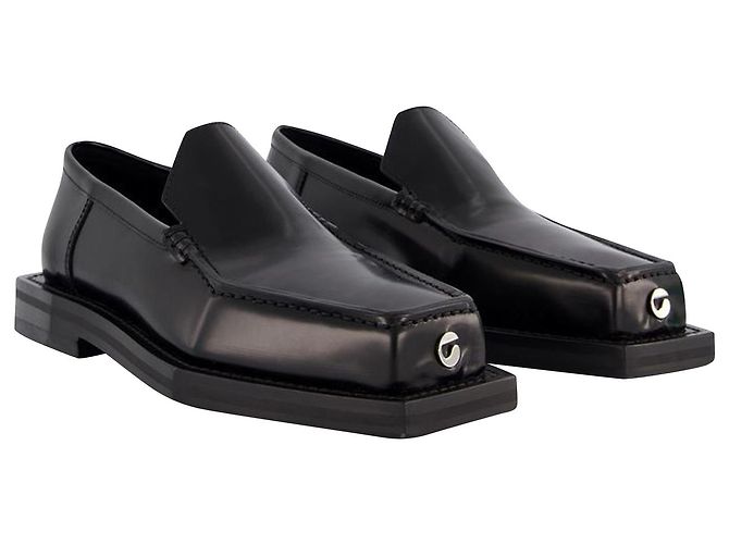 3D Vector Slipper – Coperni – Leder – Schwarz - Ansicht 2