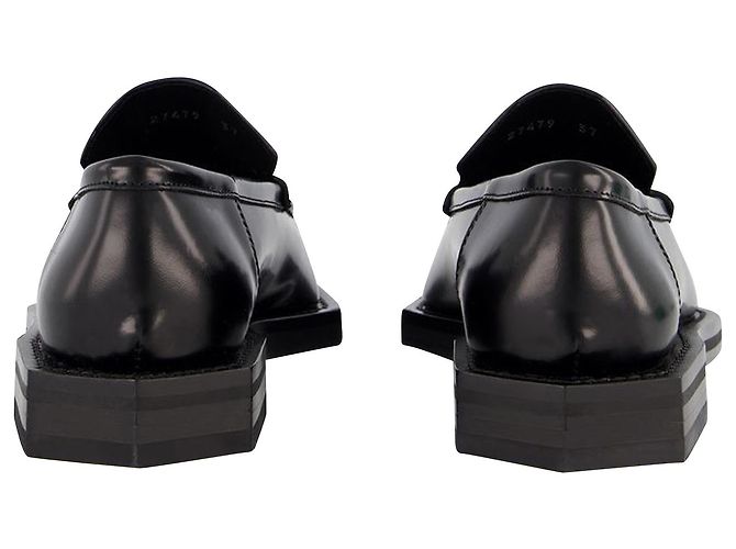 3D Vector Slipper – Coperni – Leder – Schwarz - Ansicht 3