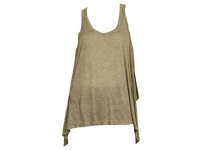 Dolce & Gabbana gray Front Multicolor Silk back Sleeveless Tank Top size 40 Multiple colors - view 8