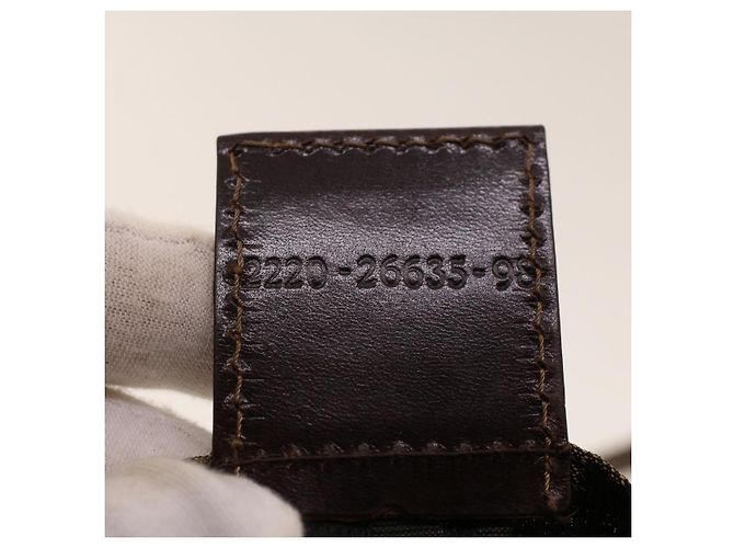 FENDI Zucca Canvas Hand Bag Brown Auth rd5177 - view 12