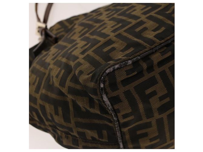 FENDI Zucca Canvas Hand Bag Brown Auth rd5177 - view 16