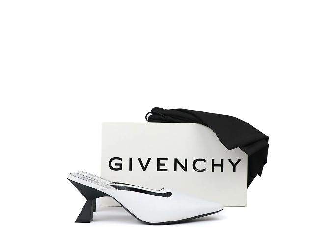 GIVENCHY - Lookbook Absatzmules (Größe 37,5) Weiß - Ansicht 10