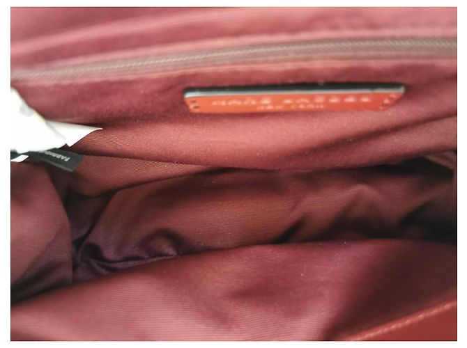 Borsa Marc Jacobs Pillow in pelle bordeaux con finiture oro Rosso Bordò Gold hardware - vista 15