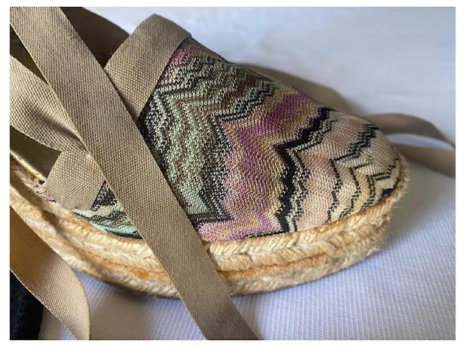 Espadrillas stringate di Missoni Multicolore - vista 11