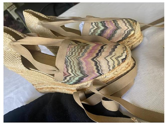 Espadrillas stringate di Missoni Multicolore - vista 4