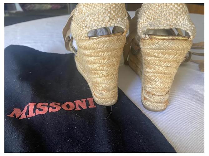 Espadrillas stringate di Missoni Multicolore - vista 7