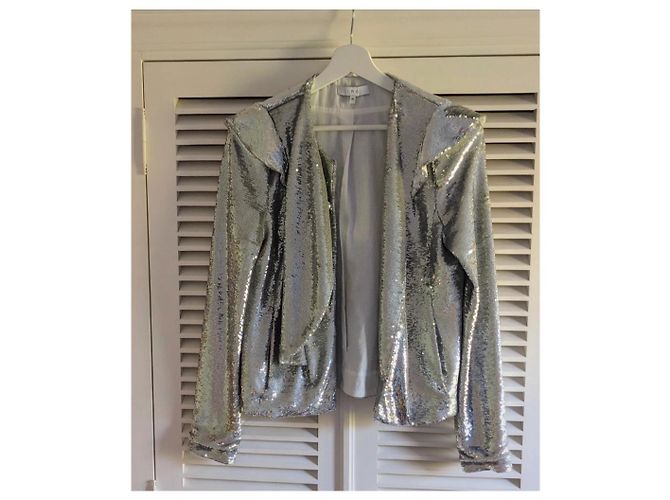 Iro Waklyn Paillettenblazer Silber - Ansicht 10