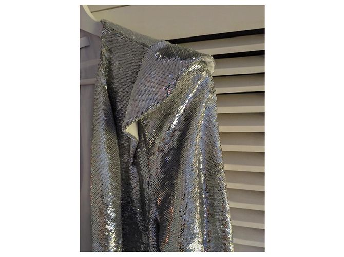 Iro Waklyn Paillettenblazer Silber - Ansicht 8