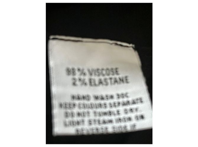 Ghost London Schwarzes Wickelkleid aus Viskose, Großzügig dimensioniert - Ansicht 4