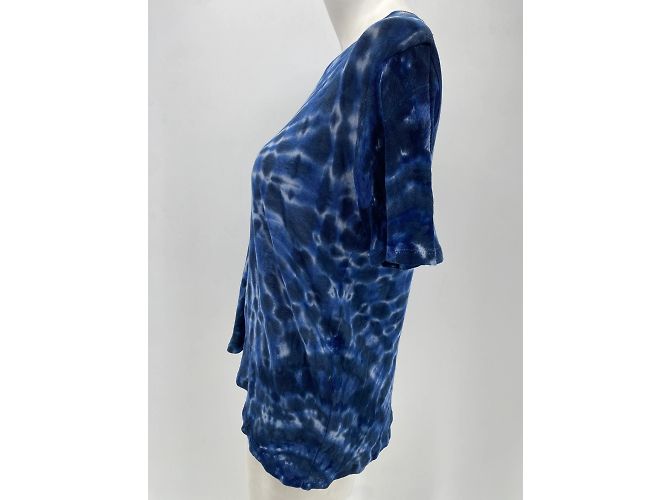 Autre Marque Raquel Allegra tops T.US 2 Cotton Azul - vista 2