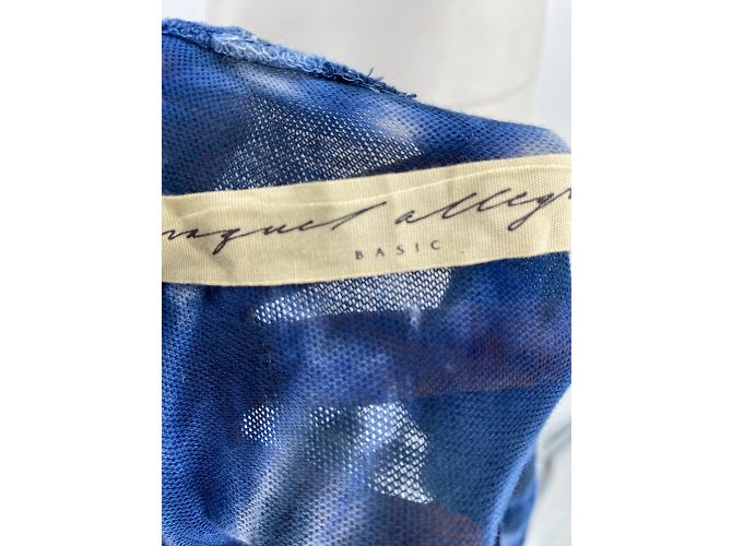 Autre Marque Raquel Allegra tops T.US 2 Cotton Azul - vista 4