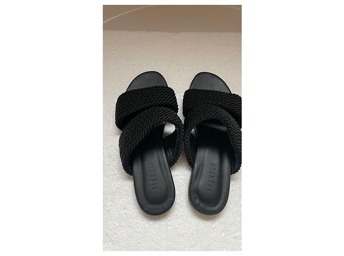 Mule Claudie Pierlot in pelle nera taglia 38 - vista 2