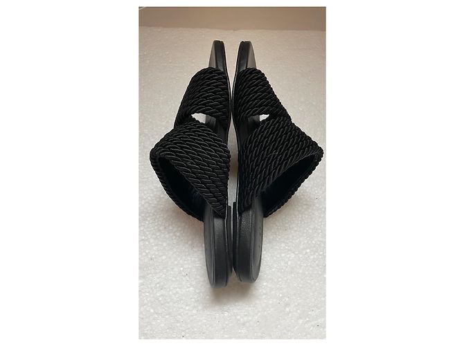 Mule Claudie Pierlot in pelle nera taglia 38 - vista 4