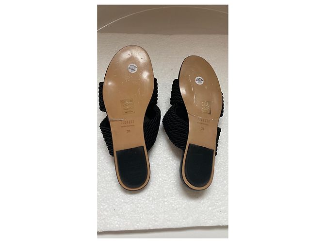 Mule Claudie Pierlot in pelle nera taglia 38 - vista 5