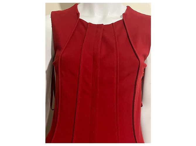 Diane Von Furstenberg DvF Alexandria-Kleid in Red Spice Rot - Ansicht 2