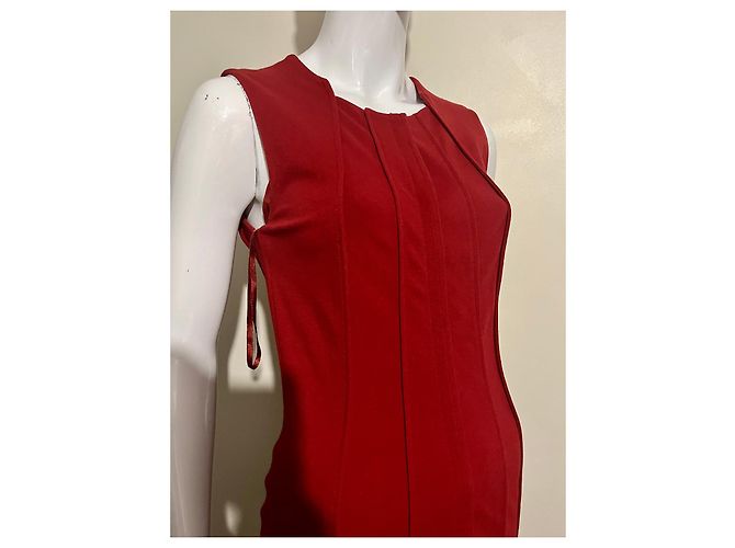 Diane Von Furstenberg DvF Alexandria-Kleid in Red Spice Rot - Ansicht 3
