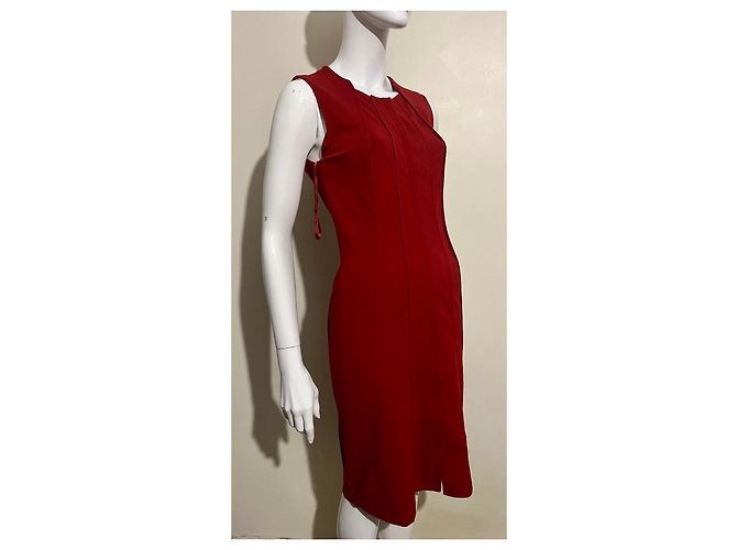 Diane Von Furstenberg DvF Alexandria-Kleid in Red Spice Rot - Ansicht 4