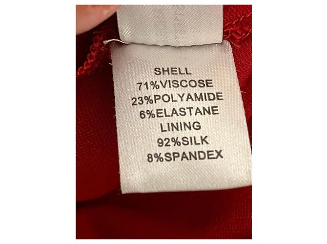 Diane Von Furstenberg DvF Alexandria-Kleid in Red Spice Rot - Ansicht 7
